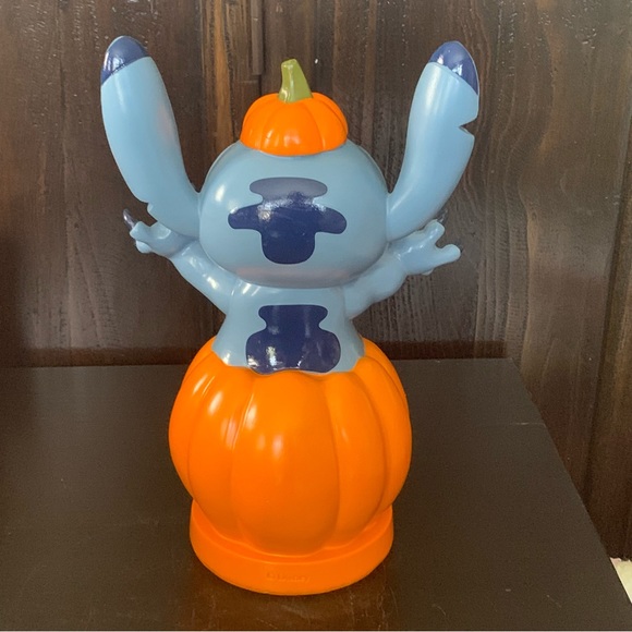 Stitch in Jack O’Lantern Pumpkin Halloween Figurine - Picture 7 of 11
